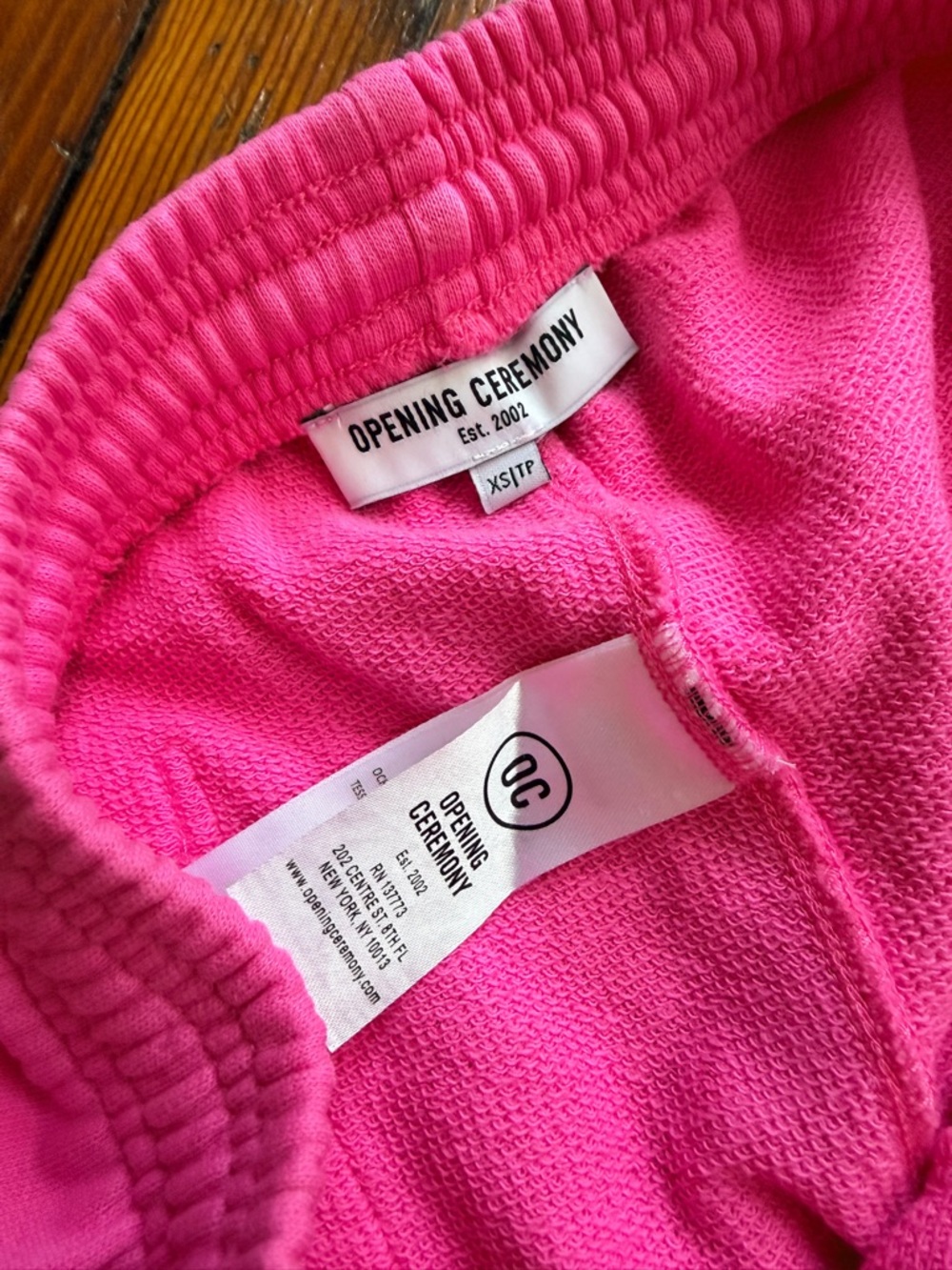 Opening Ceremony cotton shroom logo unisex sweatpants in Cochineal XS - Picture 5 of 10